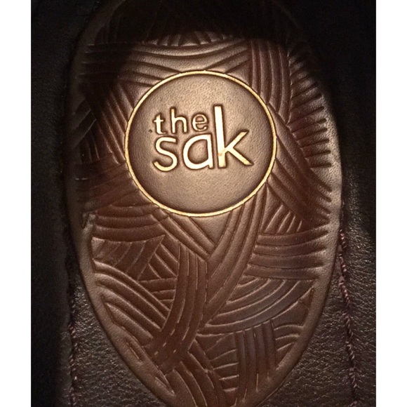 THE SAK Red STRIPED MaryJane KNIT WEDGE EUC SZ 9 - Picture 8 of 8